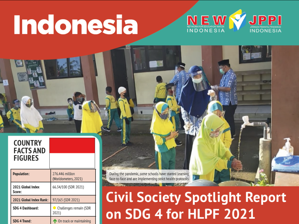 Indonesia - Civil Society Spotlight Report on SDG 4 for HLPF 2021 - ASPBAE