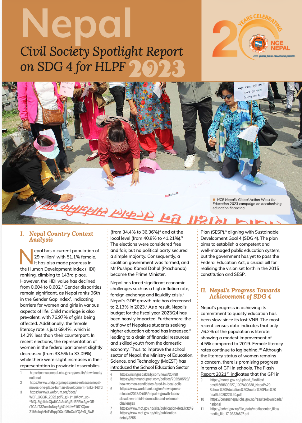Nepal – Civil Society Spotlight Report on SDG 4 for HLPF 2023 - ASPBAE